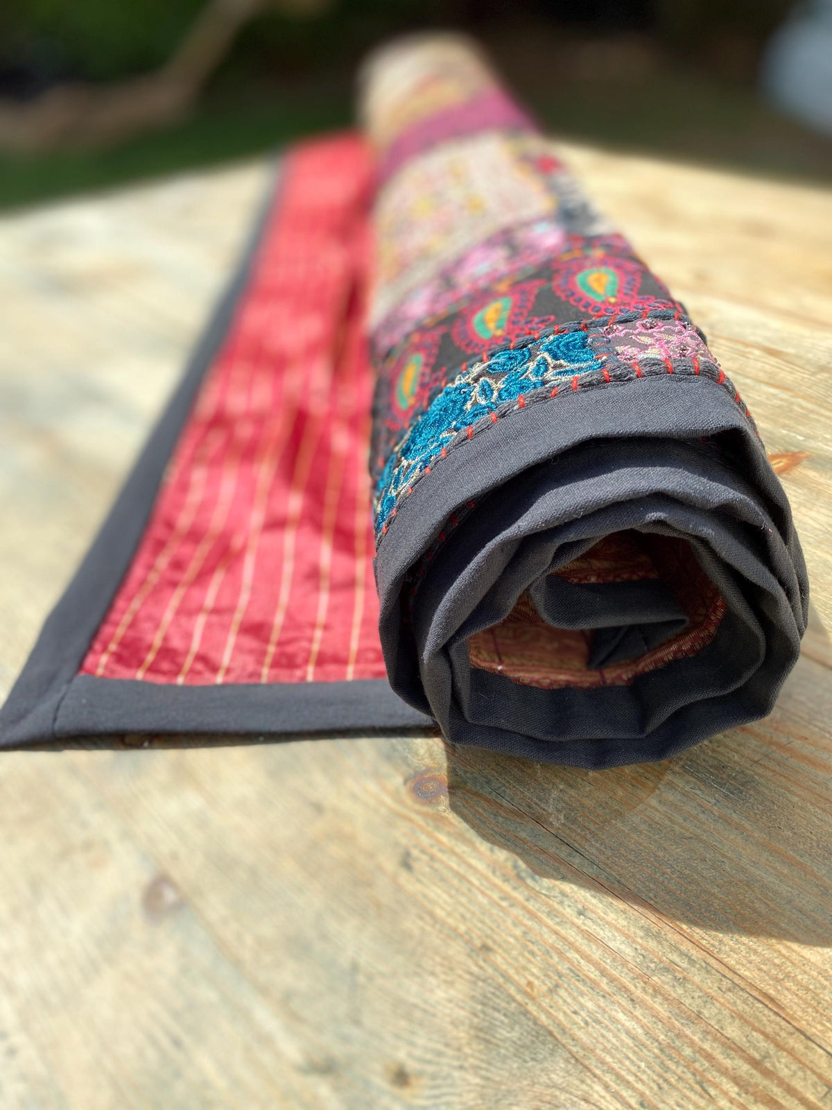 Midnight Bazaar Vintage Indian Wall Hanging – alternate product view
