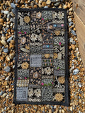 Neutral Vintage Indian Patchwork Wall Hanging – main product view